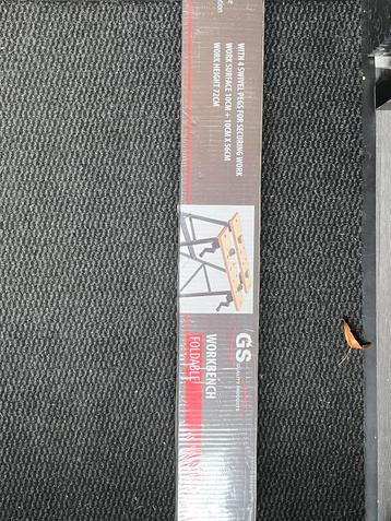 Foldable workbench vouwbarewerktafel nog in verpakking beschikbaar voor biedingen