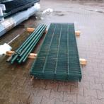 Dubbelstaafmat hekwerk 0.80 hoog groen 6009, Tuin en Terras, Tuinhekken en Hekwerk, Ophalen, IJzer, Dubbelstaafmat hekwerk