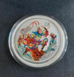 ZELDZAME 5oz LUNAR II MONKEY COLLOR, Ophalen of Verzenden, Zilver