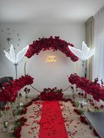 Decoratie backdrop te huur -, Hobby en Vrije tijd, Feestartikelen | Verhuur, Ophalen, Zo goed als nieuw, Geboorte of Huwelijk