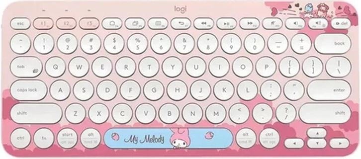 Logitech K380 - Draadloos Bluetooth Toetsenbord - My Melody, Computers en Software, Toetsenborden, Nieuw, Qwerty, Draadloos, Ergonomisch