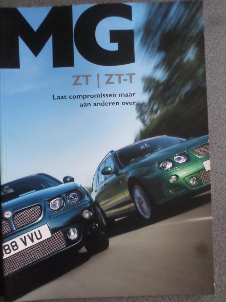 MG ZT ZT-T 2003 Brochure, Boeken, Auto's | Folders en Tijdschriften, Zo goed als nieuw, Overige merken, Ophalen of Verzenden