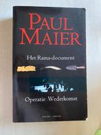 Het Rama-document / Operatie Wederkomst (Paul Maier), Boeken, Ophalen of Verzenden, Gelezen, Nederland