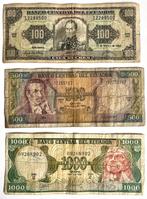 Equadoriaanse Sucres bankbiljetten (gebruikt, 1988/1994), Ophalen of Verzenden, Zuid-Amerika, Los biljet