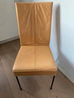 6 Eetkamerstoelen stoelen van leer, Huis en Inrichting, Ophalen, Gebruikt, Overige kleuren, Leer