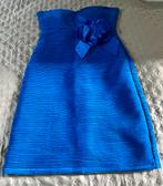 Mooie kobaltblauwe strapless jurk maat M, Kleding | Dames, Maat 38/40 (M), Blauw, Cocktailjurk, Ophalen of Verzenden