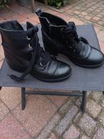 Dames enkellaarsje, geheel leer, maat 38, Kleding | Dames, Schoenen, Zwart, Lage of Enkellaarzen, Ophalen of Verzenden, Zo goed als nieuw