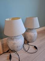 Set lampen met betonvoet, Ophalen, Zo goed als nieuw, Rond
