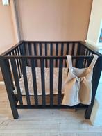 Zwarte box, met boxkleed & boxopbergzak., Kinderen en Baby's, Boxen, Ophalen, Gebruikt, Boxkleed