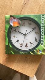 Wand klok met vogel geluiden, Ophalen, Nieuw, Wandklok