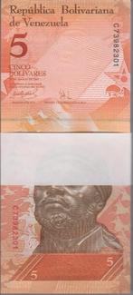 Venezuela bankbiljet 5 Bolivares 2007, Pick 89a in bundel, Ophalen of Verzenden, Zuid-Amerika, Los biljet