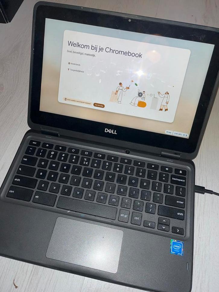 Chromebook 3100 2-in-1 (Tablet/Laptop), Computers en Software, Chromebooks, Gebruikt, 11 inch, 4 GB of minder, 32 GB of minder