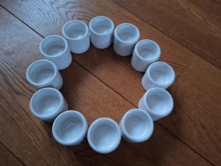 Vintage IKEA Ehlen Johansson Waxinelichthouders (12), Huis en Inrichting, Woonaccessoires | Kandelaars en Kaarsen, Zo goed als nieuw