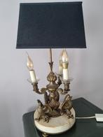 Bronzen Bouillotte lamp -French Empire- behoeft restauratie, Antiek en Kunst, Antiek | Lampen, Ophalen of Verzenden