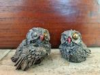 Vintage kunsthars uiltjes set, Ophalen of Verzenden, Gebruikt, Dier