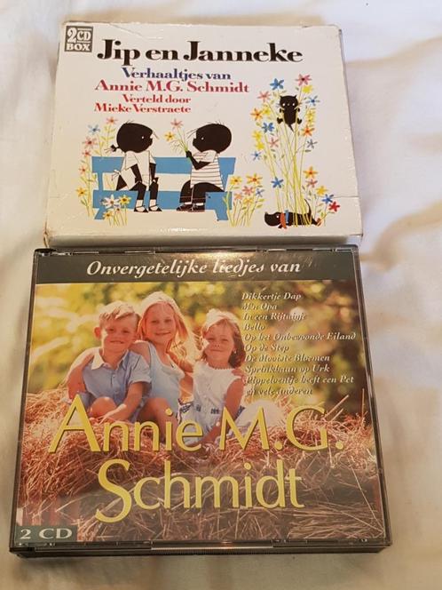 2x dubbel cd Liedjes/verhaaltjes A.MG. Schmidt, Cd's en Dvd's, Cd's | Kinderen en Jeugd, Gebruikt, Ophalen