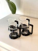 4 vintage Bodum Brazil koffiemokken design Carsten Jørgensen, Huis en Inrichting, Glas of Glazen, Gebruikt, Ophalen of Verzenden