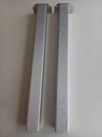Twee aluminium tafelpoten, Tafelpoot, Minder dan 50 cm, Gebruikt, Metaal