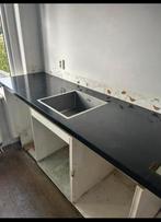 Aanrechtblad composiet graniet look 192x 63,5, Ophalen, Zo goed als nieuw, Minder dan 100 cm