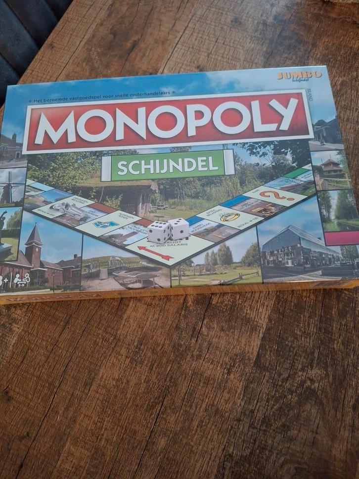 Monopoly Schijndel - Speciale editie!, Hobby en Vrije tijd, Gezelschapsspellen | Bordspellen, Nieuw, Drie of vier spelers, Vijf spelers of meer