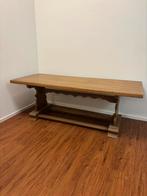 Houten kloostertafel 140 x 57 x 50 cm, Huis en Inrichting, Tafels | Salontafels, Ophalen, 100 tot 150 cm, 50 tot 75 cm, 50 tot 100 cm