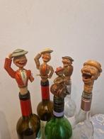 Vintage Houten Wijnfles Stoppers - Set van 5, Ophalen of Verzenden, Overige materialen