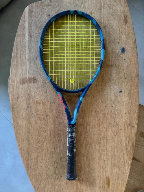 Tennisracket Wilson Ultra 100L Camo Edition in zeer nette st, Sport en Fitness, Tennis, Zo goed als nieuw, Racket, Wilson, L2