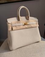 Hermes Birkin Bag Kelly Retourne Togo Croco Echt Leer 30cm, Verzenden, Nieuw, Beige, Handtas