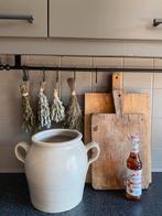 Oude grespot-greskruik-pot-brocante-landelijk-kruik-sober, Antiek en Kunst, Curiosa en Brocante, Ophalen