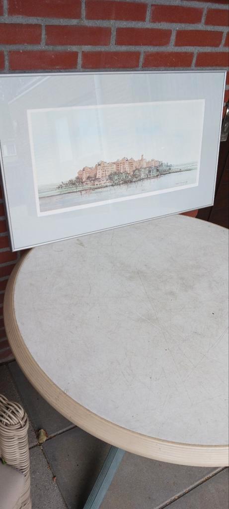 CIANO SIEWERT LITHO / ZEEFDRUK NMB GEBOUW AMSTERDAM GESIGN., Antiek en Kunst, Kunst | Litho's en Zeefdrukken, Ophalen of Verzenden
