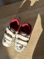 H&M witte klittenband schoenen maat 20/21 met hartjes, Ophalen, Meisje, H&M, Gebruikt