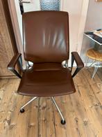 7 Vitra Meda Conference Stoelen Cognac, Huis en Inrichting, Ophalen, Gebruikt, Bruin, Bureaustoel