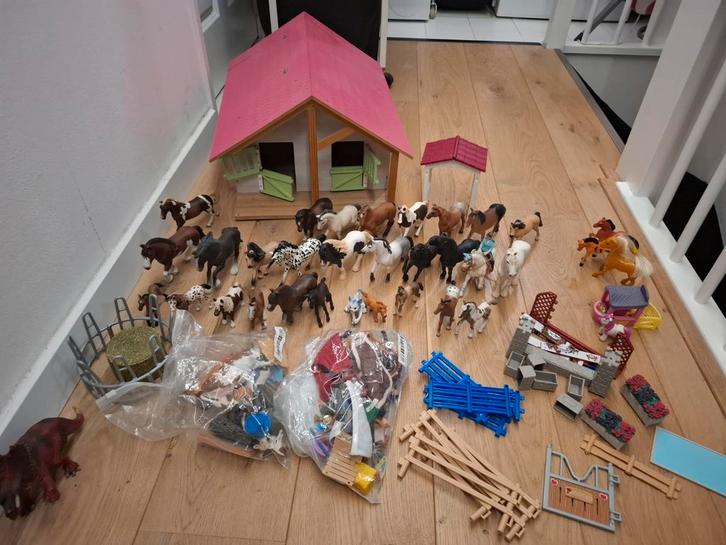 Schleich collectie, Verzamelen, Dierenverzamelingen, Gebruikt, Beeldje of Figuurtje, Paard, Ophalen
