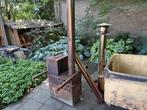 Houtgestookte RVS kachel + pijp voor hottub of zwembad, Ophalen