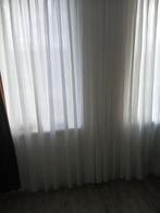 2x witte vitrage, Huis en Inrichting, Stoffering | Gordijnen en Lamellen, Ophalen of Verzenden, Zo goed als nieuw, 200 cm of meer