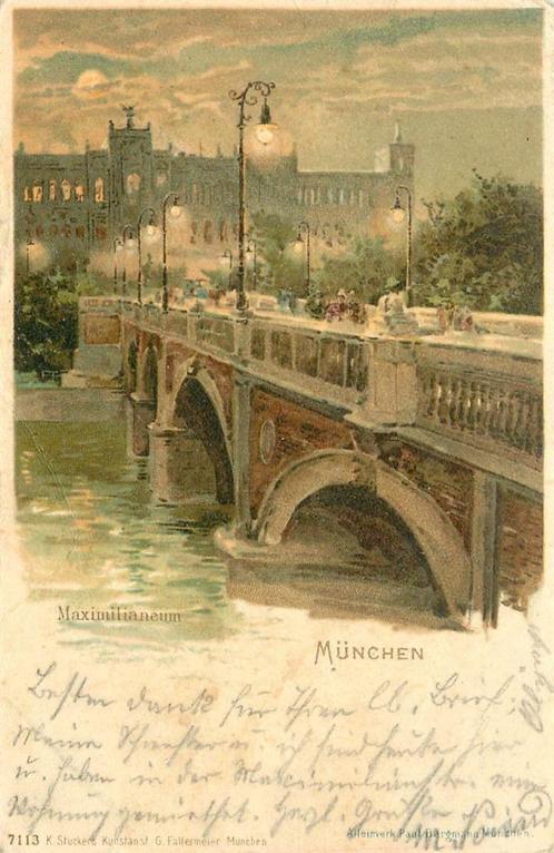 (379-163-035) München, Verzamelen, Ansichtkaarten | Buitenland, Duitsland, Verzenden