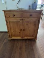 Houten kastje, Ophalen, 50 tot 100 cm, Zo goed als nieuw, Grenenhout