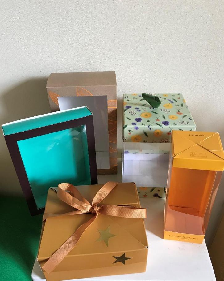 Mooie doosjes voor Sint surprises, Hobby en Vrije tijd, Knutselen, Nieuw, Knutselwerk, Ophalen of Verzenden