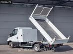 Iveco Daily 35C14 Open Laadbak met Kist Dubbellucht 3,5t Tre, Stof, Gebruikt, Euro 6, Iveco