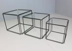 Vintage design bijzettafels  Max Sauze. Jaren  70., Ophalen of Verzenden, Huis en Inrichting