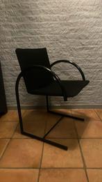 6 Design Metaform cirkel stoelen, Huis en Inrichting, Stoelen, Ophalen of Verzenden, Zo goed als nieuw, Zwart, Metaal