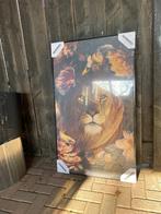 prachtige poster met  leeuw, Verzamelen, Ophalen, Rechthoekig Staand, Met lijst, Deurposter of groter