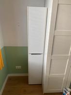 Witte badkamerkast, Huis en Inrichting, Badkamer | Badkamermeubels, Ophalen, (Half)hoge kast, Minder dan 50 cm, Zo goed als nieuw