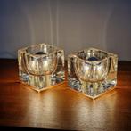 set van twee vintage Peill & Putzler tafellampen. Kubus vorm, Ophalen of Verzenden
