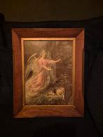 lijst met afbeelding engel en kind, Antiek en Kunst, Ophalen