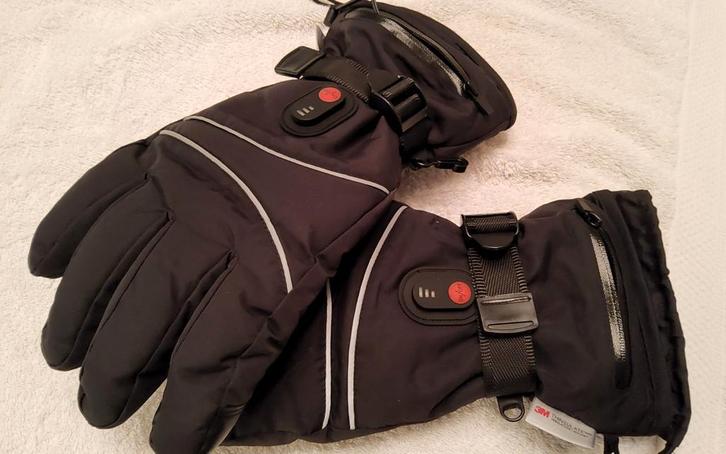 Verwarmde handschoenen, Kleding | Heren, Mutsen, Sjaals en Handschoenen, Zo goed als nieuw, Handschoenen, Maat 48/50 (M), Ophalen of Verzenden