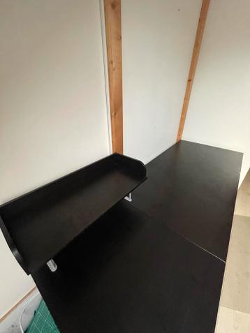 IKEA Galant bureau 220x80 met verhoger - afbeelding 2