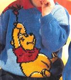 Winnie de Pooh met ballon trui breipatroon, Hobby en Vrije tijd, Breien en Haken, Ophalen of Verzenden, Zo goed als nieuw, Breien