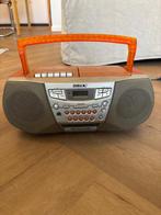 Retro Oranje Sony CD/Radio/Casette-corder CFD-922L, Ophalen, Zo goed als nieuw, Radio, Met cd-speler