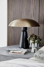 House Doctor Thane Tafellamp - Zwart/Messing, Huis en Inrichting, Ophalen of Verzenden, Zo goed als nieuw, Metaal, Minder dan 50 cm